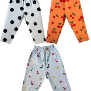 Set of 3 Cotton Leggings